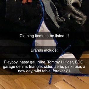 New items to be listed!